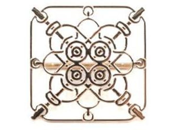 Ring Hermès Anello per foulard Eperon d'Or Cisele Nero 