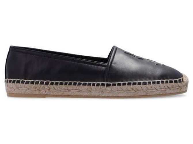 Saint Laurent Espadrillas Monogram Nero 