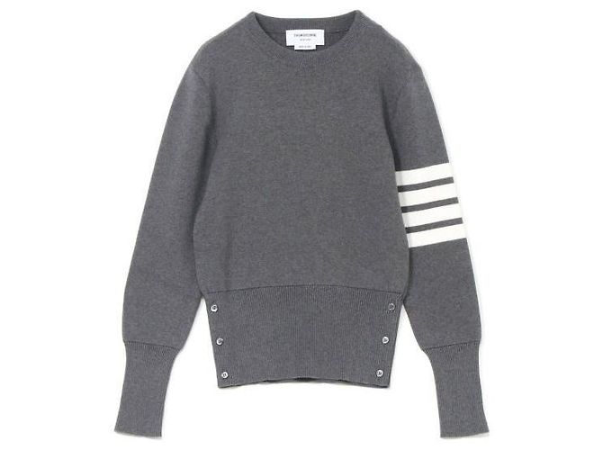 Thom Browne Pull en maille coton point Milano