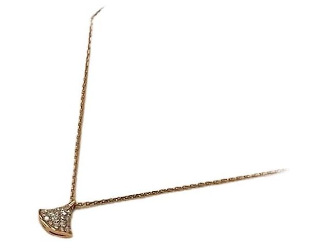 Bulgari Collar Mini Pave Oro Rosa