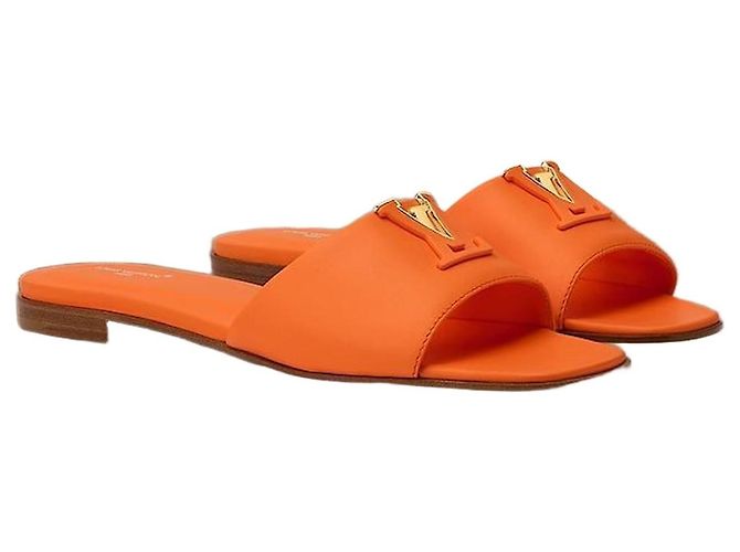 Louis Vuitton Mare Flat Mule Orange