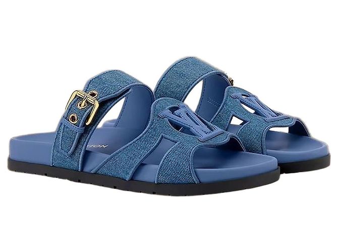Louis Vuitton Isola Comfort Mule Blue