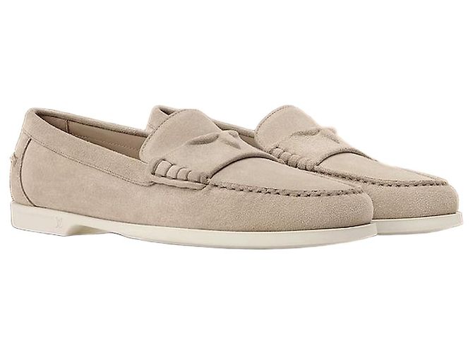 Louis Vuitton Mocassin Croisette Gray Marron