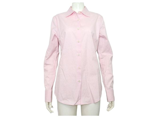 Prada Camisa de algodón Oxford rosa para mujer