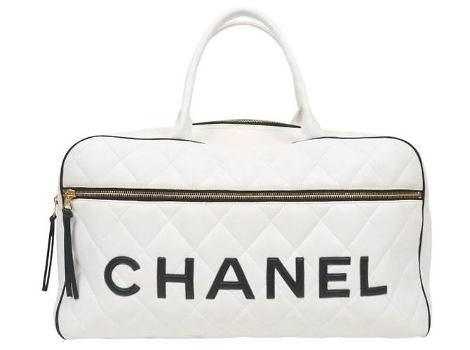 Chanel Sac Boston blanc