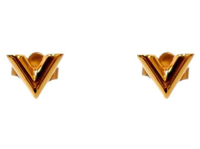Louis Vuitton Orecchini Essential Gold D'oro 