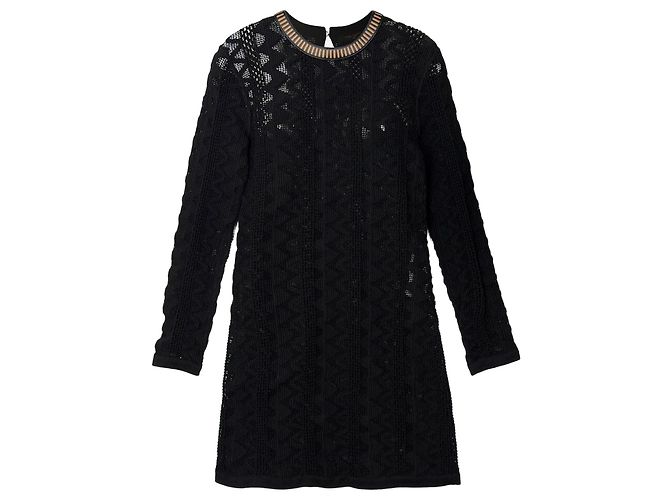 Louis Vuitton Strickkleid Schwarz