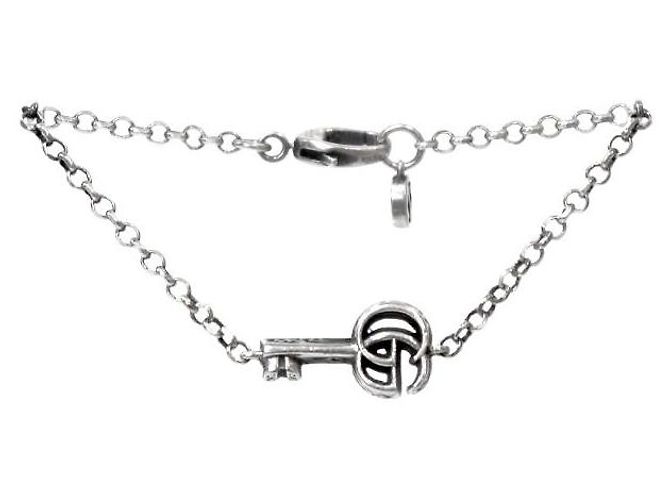 Gucci Bracciale Double Key Silver Argento 