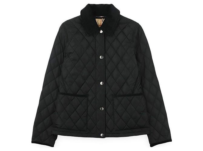 Burberry Casaco de nylon acolchoado para mulher Marrom