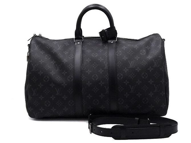 Louis Vuitton Borsa Tote e Borsa a Tracolla Monogram Eclipse Keepall Multicolore