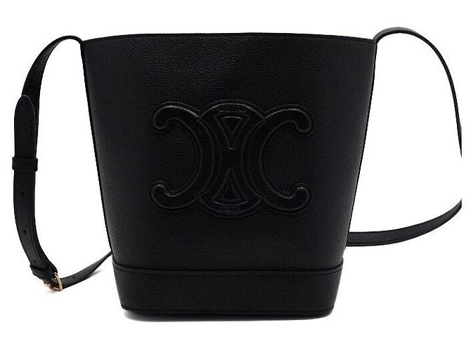 Céline Piccola borsa a secchiello e borsa a tracolla Nero