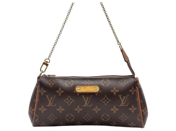 Louis Vuitton Bolsa de Ombro e Clutch Monogram Eva Preto
