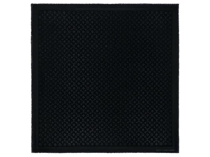 Louis Vuitton Sciarpa Monogram Classic Black Nero