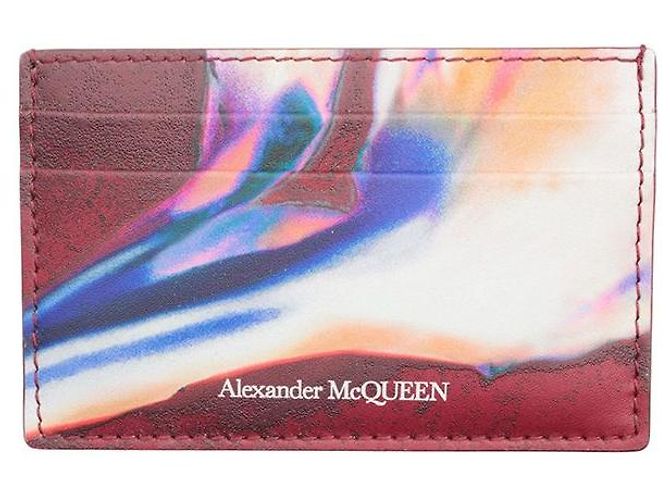 Alexander Mcqueen Multicolor Card Holder Black