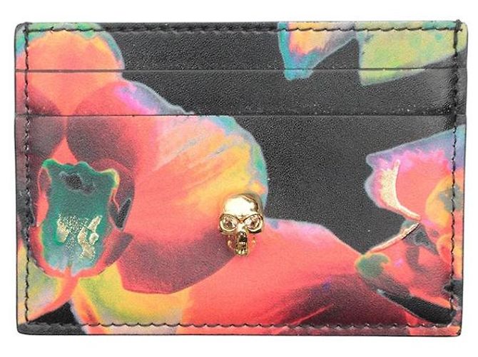 Alexander Mcqueen Skull Card Holder Multiple colors