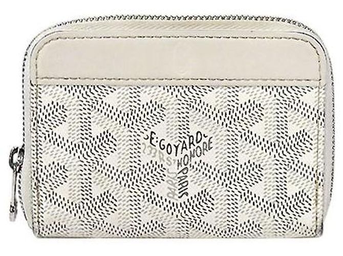 Goyard White Mini Wallet