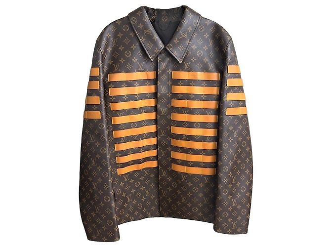 Louis Vuitton Military Monogram Jacket Brown