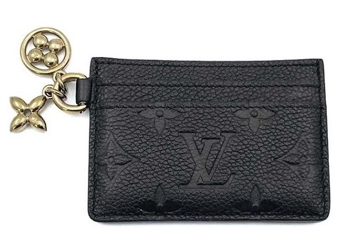 Louis Vuitton Empreinte Card Holder Black