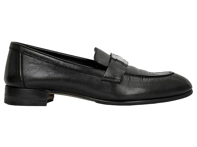 Hermès Mocassini Paris Black Nero
