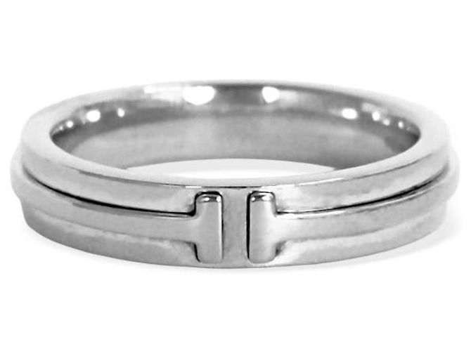 Tiffany & Co Schmaler Ring aus Weißgold