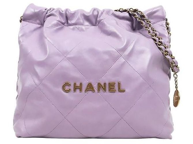 Chanel Sac à épaule violet
