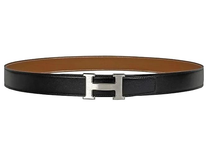Hermès Unused Buckle Silver Matte Black