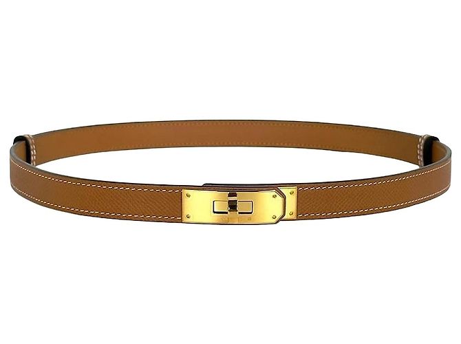 Hermès Cinto Kelly Gold não utilizado Dourado