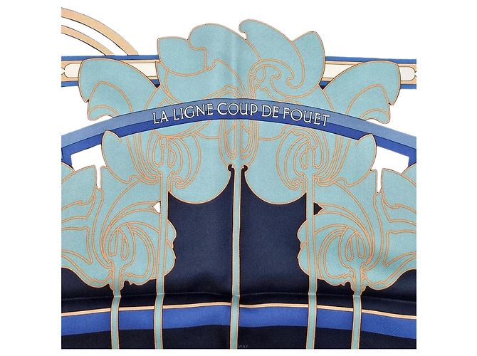 Hermès Silk Scarf Blue