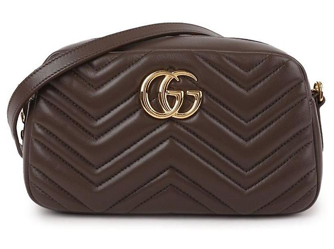 Gucci Picca borsa camera Marrone