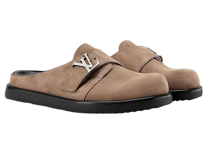 Eva Louis Vuitton Easy Mule Top Brown