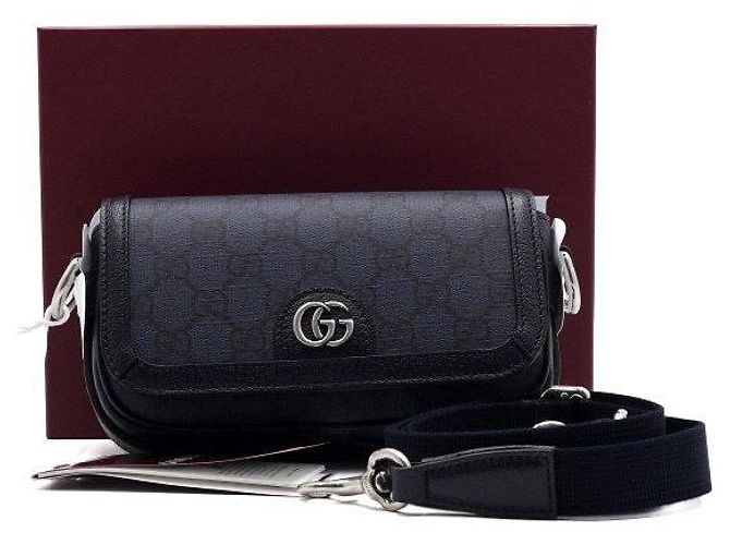 Gucci Borsa a tracolla Ophidia Mini GG Supreme Nero