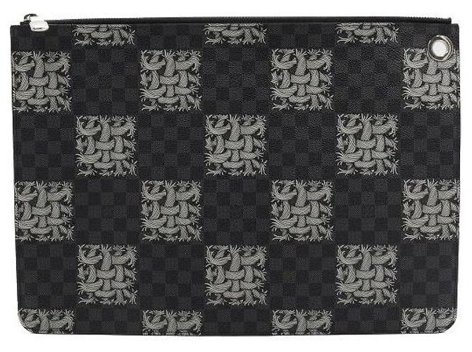 Louis Vuitton Pochette Christopher Nemeth GM Damier Graphite Noir