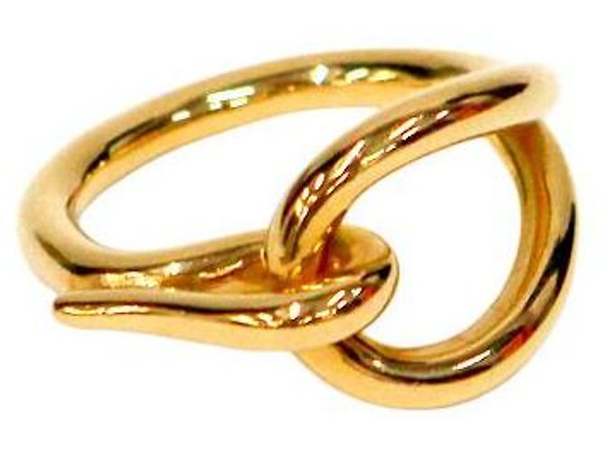 Ring Hermès Anel para lenço Dourado