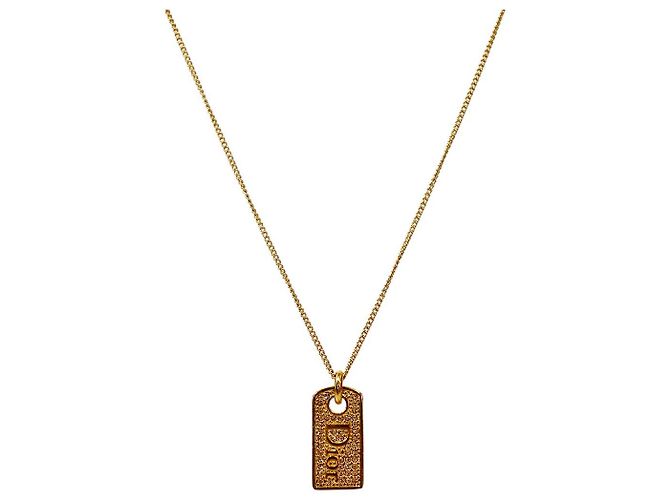 Dior Collana Cubic Plate Oro D'oro 
