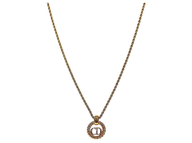 Dior Collana Round CD Gold D'oro