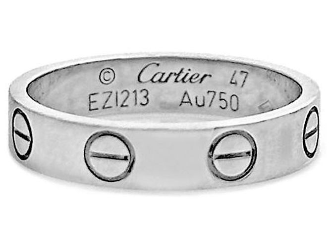Cartier Love Ring Weißgold