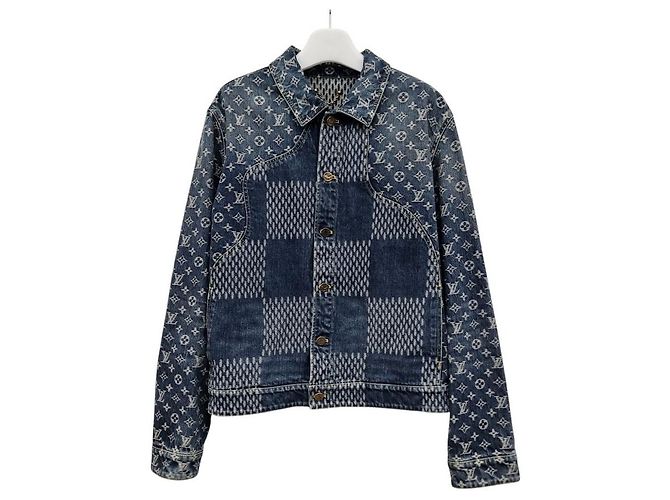 Louis Vuitton Trucker Denim Jacke Schwarz