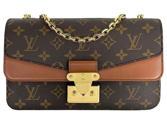 Louis Vuitton Borsa a tracolla Monogram Chain Marrone