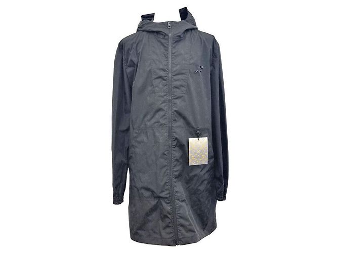 Louis Vuitton Monogram Nylon Windbreaker Jacket Brown