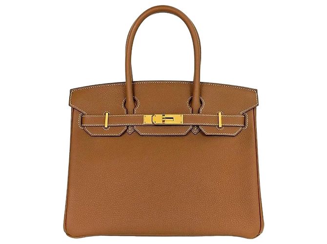 Hermès Birkin Togo Gold Hardware Stamp Doré