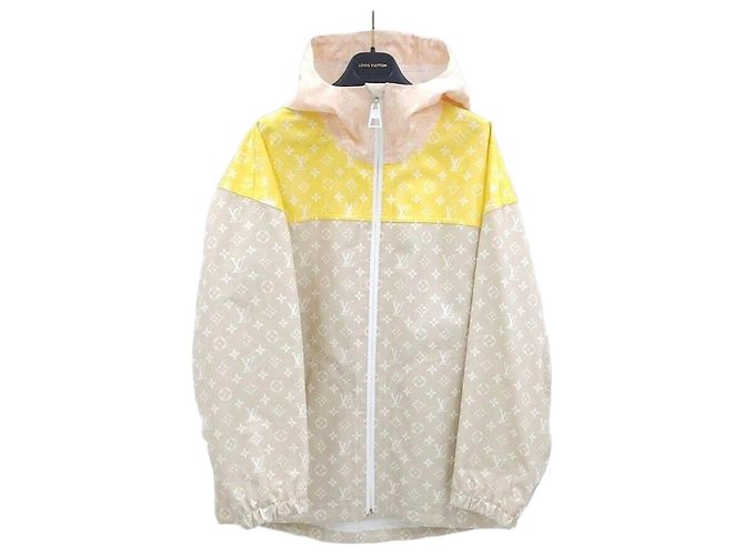 Louis Vuitton LV Monogram Parka Jacket White