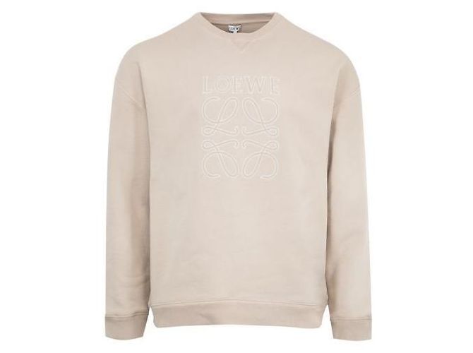 Loewe Relaxed Fit Sweatshirt aus Baumwolle Braun