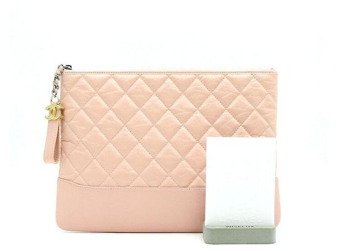 Chanel Gabrielle Medium Clutch Tasche Pink