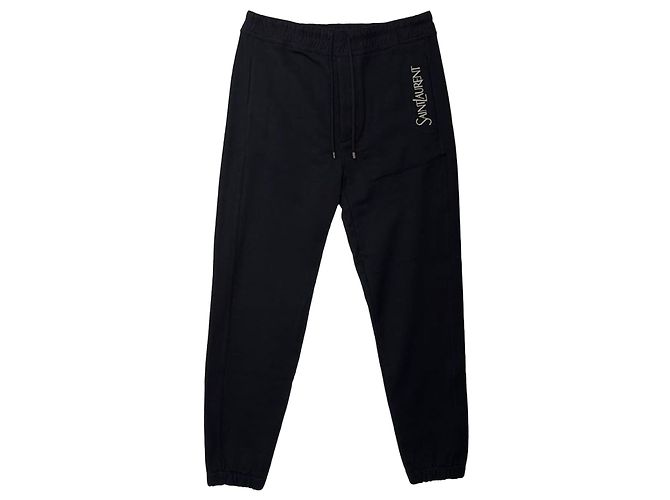 Saint Laurent Pantaloni da allenamento da uomo Nero