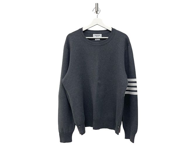 Thom Browne Milan Stitch Strick mit diagonalem Armband Braun