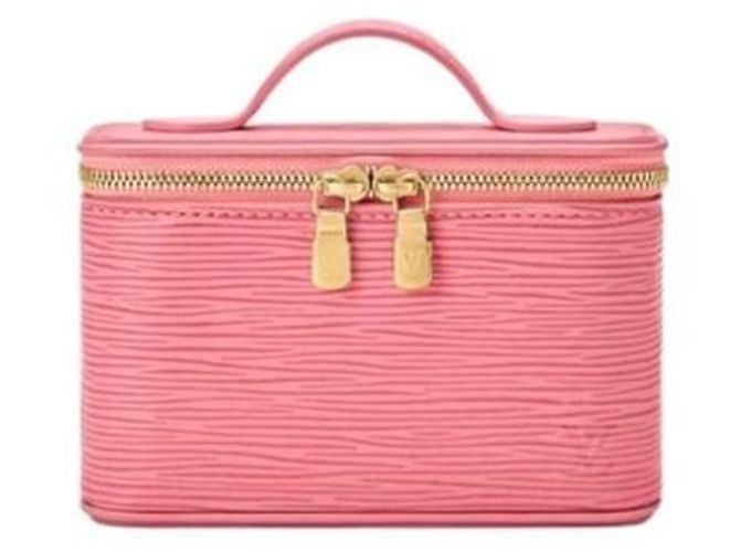Louis Vuitton Bolsa de mão Beauty em couro Epi rosa