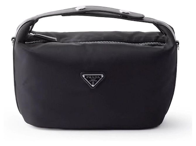 Prada Mini Borsa Sherry Re-Nylon Black RDLN Nero