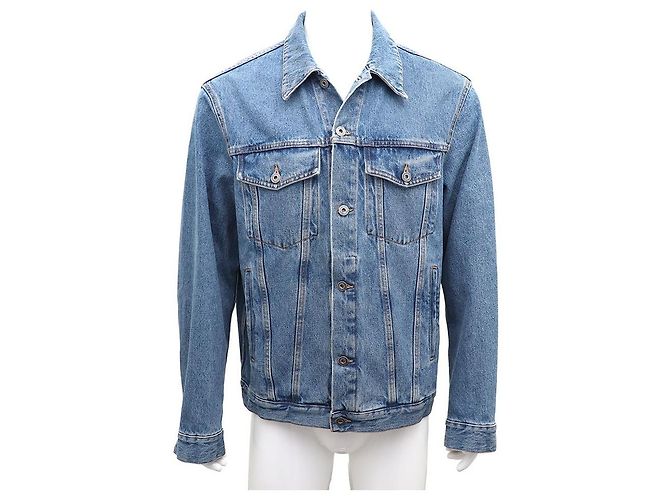Off White Skate Blue Denim Jacket