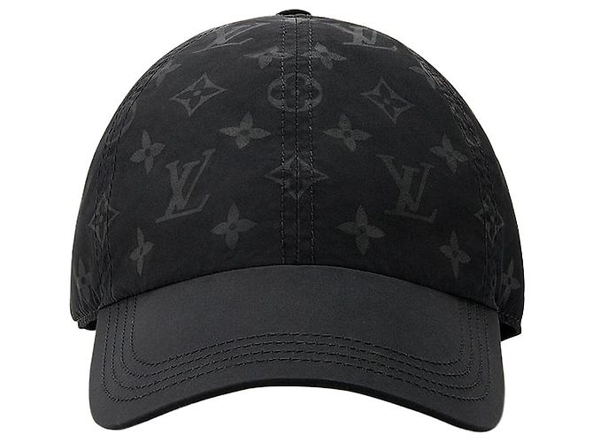 Louis Vuitton Monogram Blast Cap Black Schwarz Tuch