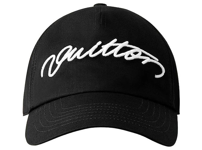 Louis Vuitton Signature Cap Black Schwarz